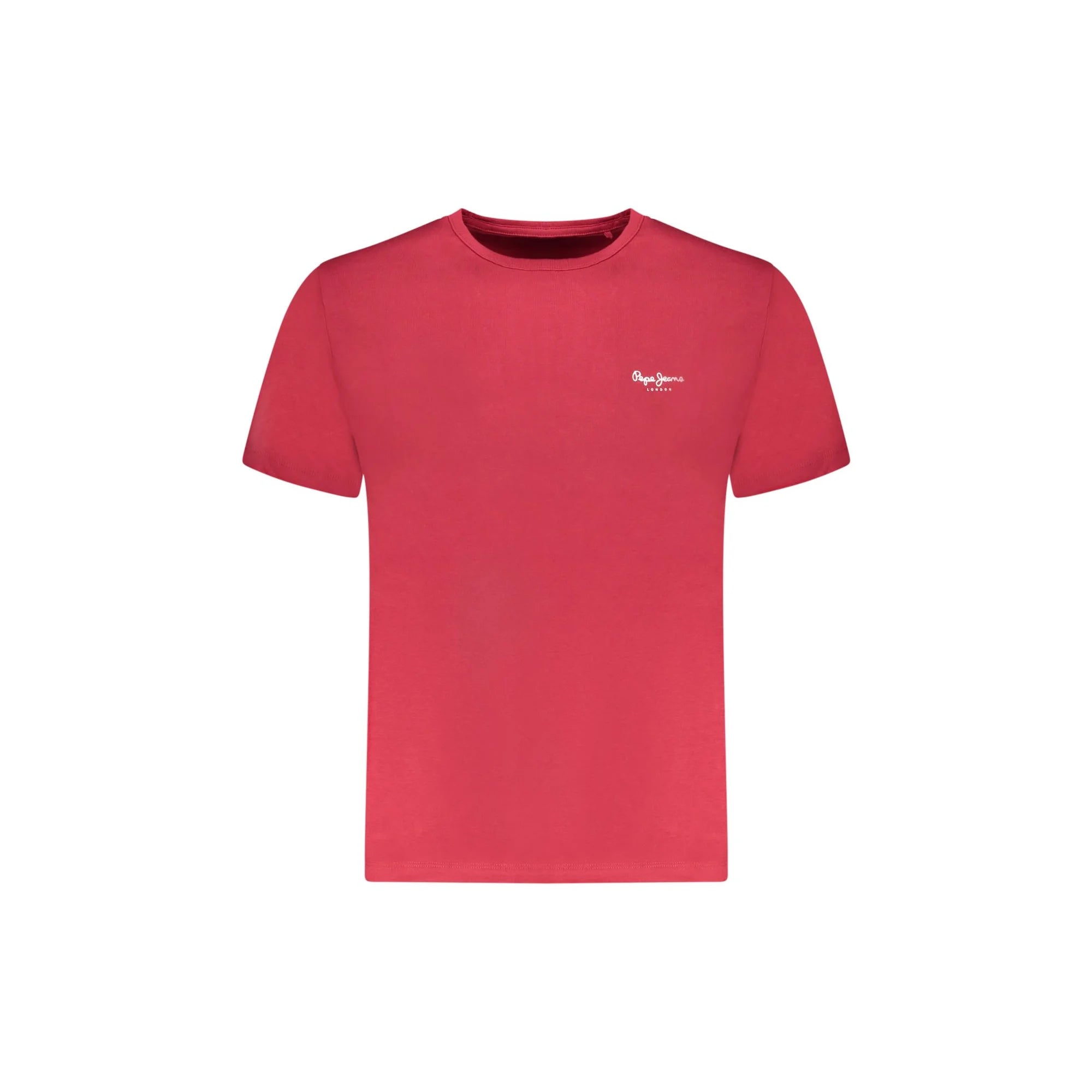 Pepe Jeans T-Shirt Maniche Corte Uomo Rossa Stampa Logo Rosso - foto prodotto